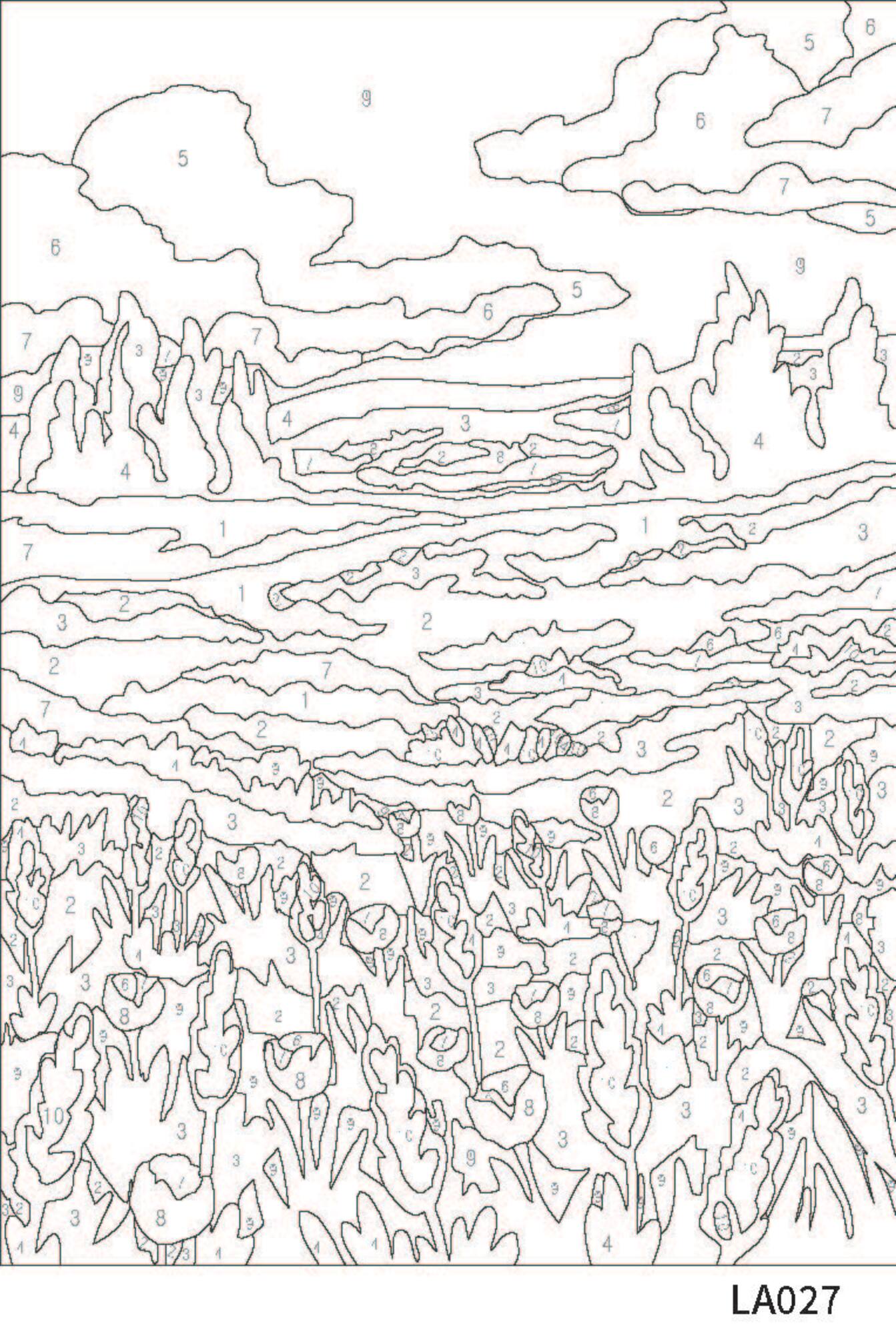 Landscape Paint-by-Number Framed Mini by Artist's Loft®